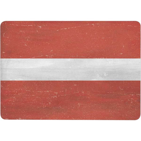 Latvia Flag Distressed Surface Laptop Studio Skin