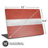 Latvia Flag Distressed Universal Laptop 16in (13 x 9.4in) Skin