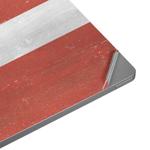 Latvia Flag Distressed Universal Laptop 16in (13 x 9.4in) Skin