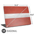 Latvia Flag Distressed Universal Laptop 18in (14.6 x 10.6in) Skin
