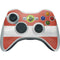 Latvia Flag Distressed Xbox 360 Wireless Controller Skin