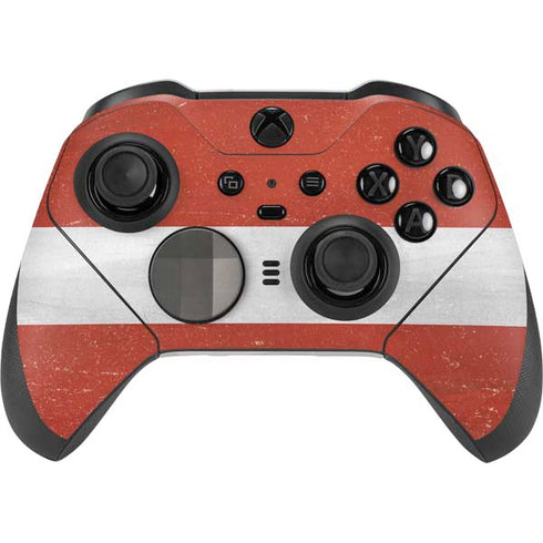 Latvia Flag Distressed Xbox Elite Wireless Controller Series 2 Skin