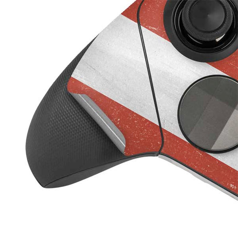Latvia Flag Distressed Xbox Elite Wireless Controller Series 2 Skin