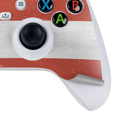 Latvia Flag Distressed Xbox Series S Controller Skin