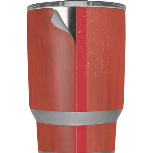 Latvia Flag Distressed Yeti 20oz Tumbler Skin