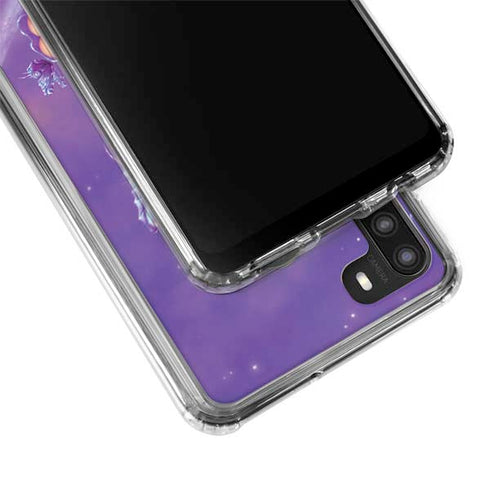 Rachel Anderson Lavender Moon Fairy Galaxy A21 Clear Case