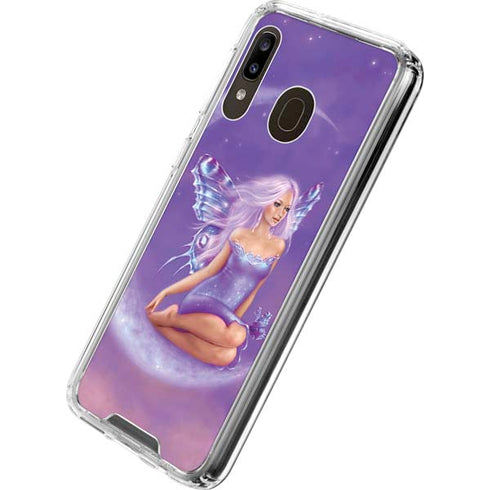 Rachel Anderson Lavender Moon Fairy Galaxy A30 Clear Case
