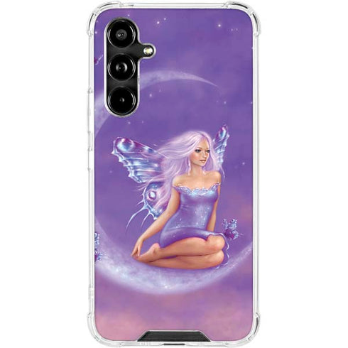 Lavender Moon Fairy by Rachel Anderson Galaxy A54 5G Clear Case