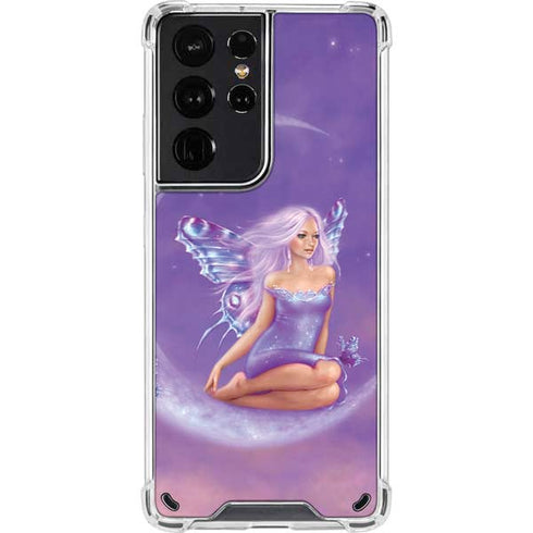 Rachel Anderson Lavender Moon Fairy Galaxy S21 Ultra 5G Clear Case