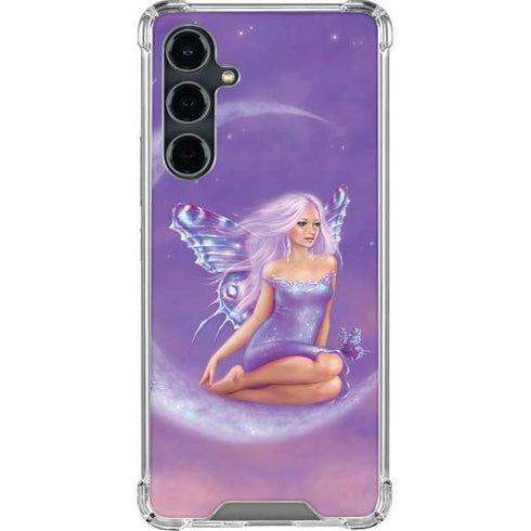 Lavender Moon Fairy by Rachel Anderson Galaxy S23 FE Clear Case