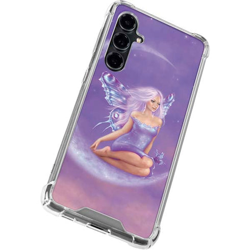 Lavender Moon Fairy by Rachel Anderson Galaxy S23 FE Clear Case