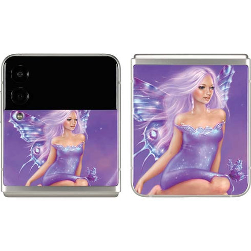 Rachel Anderson Lavender Moon Fairy Galaxy Z Flip3 5G Skin