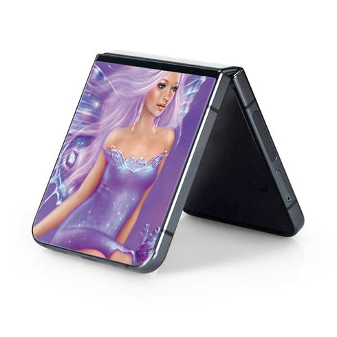 Lavender Moon Fairy by Rachel Anderson Galaxy Z Flip5 5G Skin