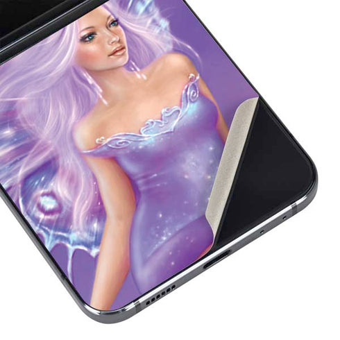 Lavender Moon Fairy by Rachel Anderson Galaxy Z Flip5 5G Skin