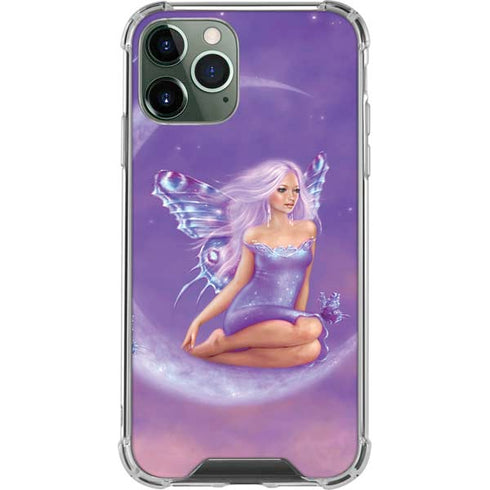 Lavender Moon Fairy by Rachel Anderson iPhone 11 Pro Max Clear Case