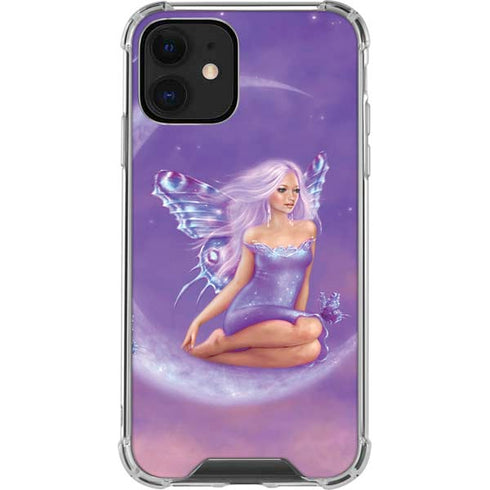Rachel Anderson Lavender Moon Fairy iPhone 12 Clear Case