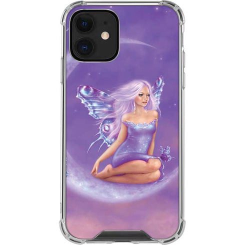 Rachel Anderson Lavender Moon Fairy iPhone 12 Mini Clear Case
