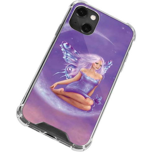 Rachel Anderson Lavender Moon Fairy iPhone 13 Mini Clear Case