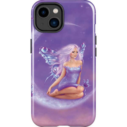 Lavender Moon Fairy by Rachel Anderson iPhone 15 Plus Impact Case