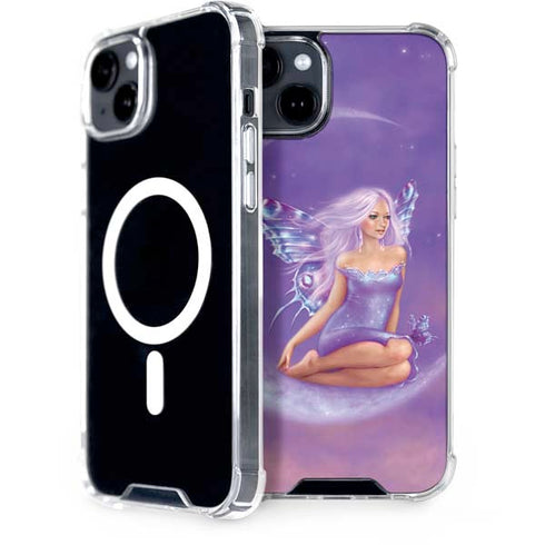 Lavender Moon Fairy by Rachel Anderson iPhone 15 Plus MagSafe Case