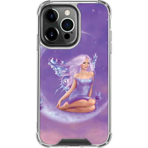 Lavender Moon Fairy by Rachel Anderson iPhone 15 Pro Clear Case
