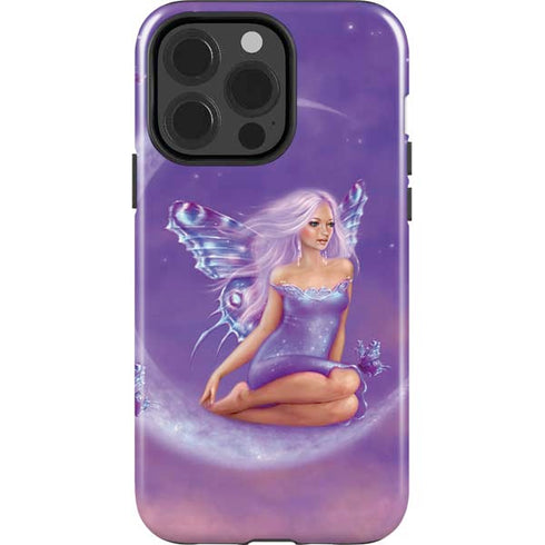 Lavender Moon Fairy by Rachel Anderson iPhone 15 Pro Impact Case
