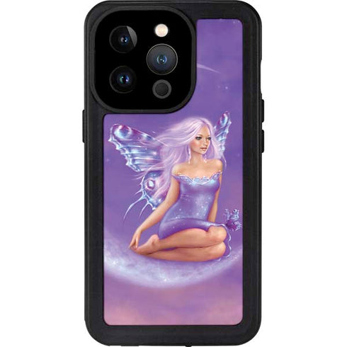 Rachel Anderson Lavender Moon Fairy iPhone 14 Pro Waterproof Case