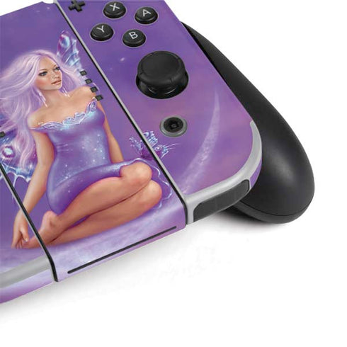 Rachel Anderson Lavender Moon Fairy Nintendo Switch OLED (2021) Skin