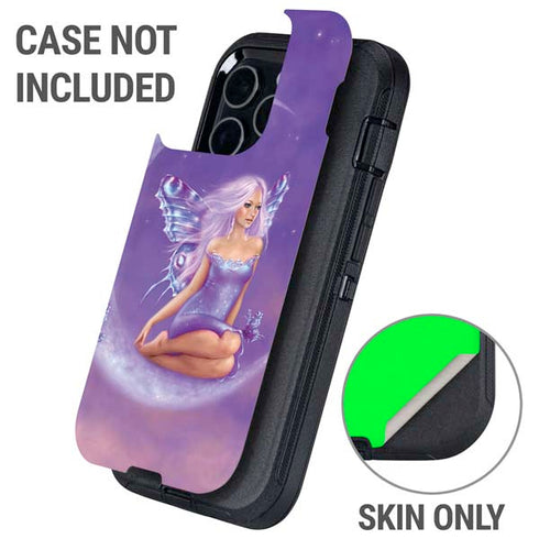 Lavender Moon Fairy by Rachel Anderson Otterbox Defender iPhone Skin