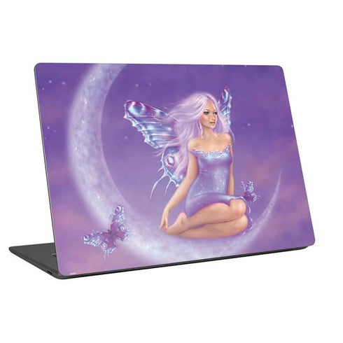 Rachel Anderson Lavender Moon Fairy Universal Laptop 12in (9.8 x 6.8in) Skin