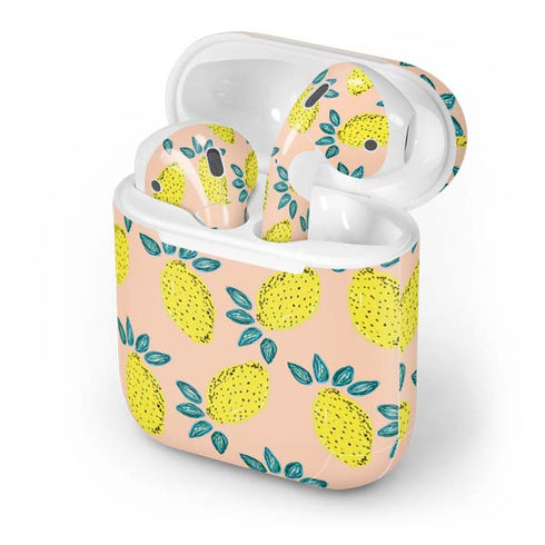 Bouffants and Broken Hearts Lemon Party Apple AirPods Skin