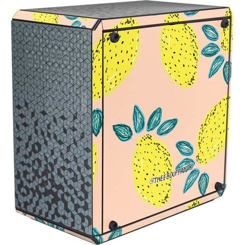 Bouffants and Broken Hearts Lemon Party Cooler Master MasterBox Q300L Mini Tower Skin