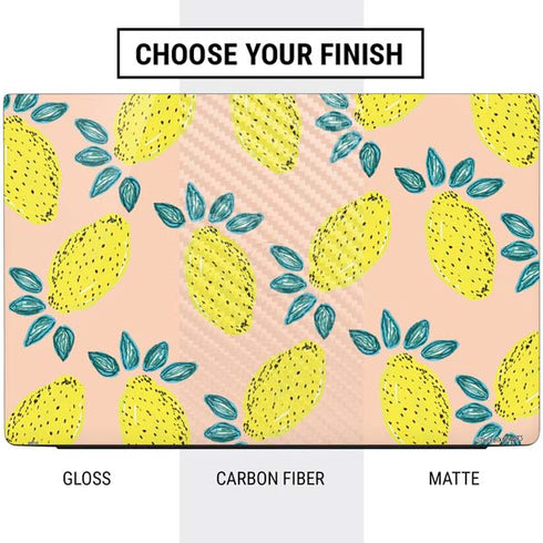 Bouffants and Broken Hearts Lemon Party Dell Vostro Skin