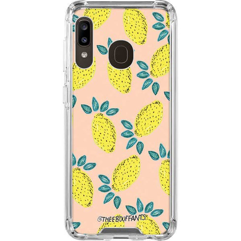 Bouffants and Broken Hearts Lemon Party Galaxy A30 Clear Case