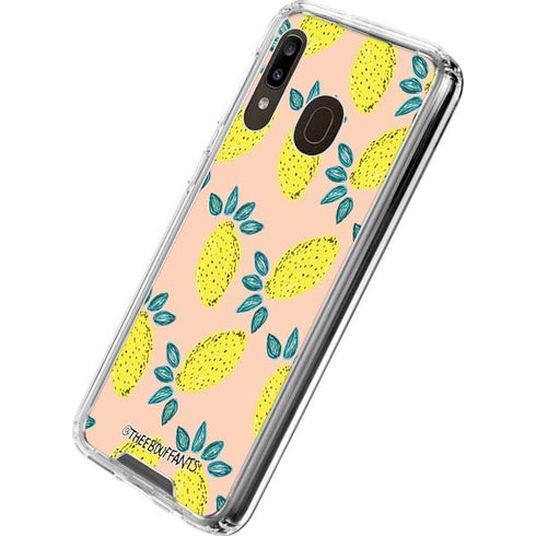 Bouffants and Broken Hearts Lemon Party Galaxy A30 Clear Case