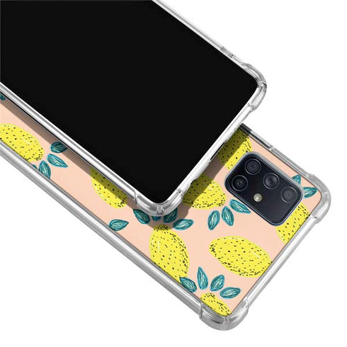 Bouffants and Broken Hearts Lemon Party Galaxy A51 5G Clear Case