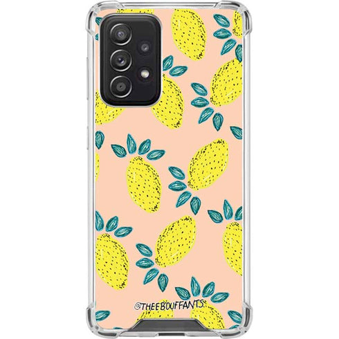 Bouffants and Broken Hearts Lemon Party Galaxy A52 5G Clear Case