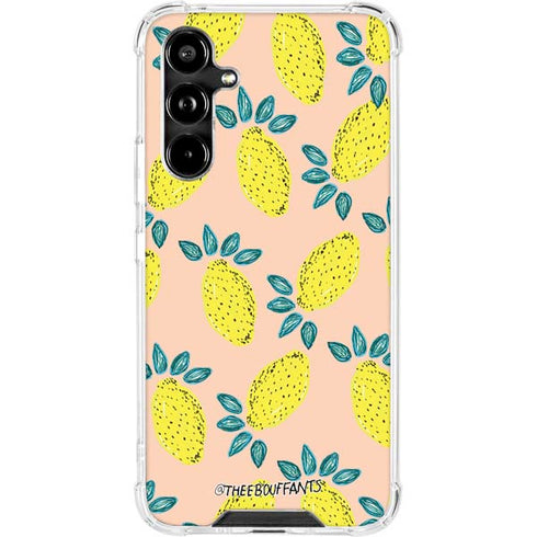 Bouffants and Broken Hearts Lemon Party Galaxy A54 5G Clear Case