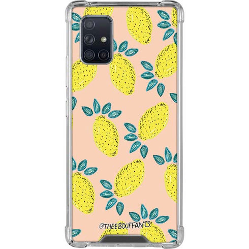 Bouffants and Broken Hearts Lemon Party Galaxy A71 5G Clear Case