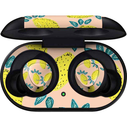 Bouffants and Broken Hearts Lemon Party Galaxy Buds Skin