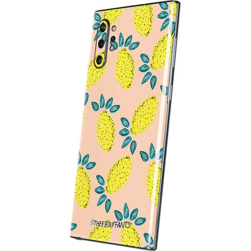 Bouffants and Broken Hearts Lemon Party Galaxy Note 10 Plus Skin