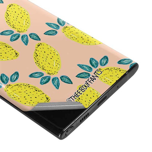 Bouffants and Broken Hearts Lemon Party Galaxy Note 10 Plus Skin