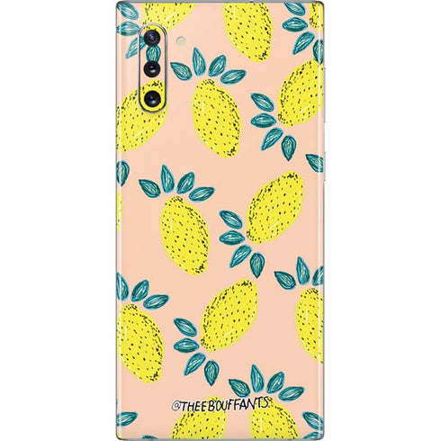 Bouffants and Broken Hearts Lemon Party Galaxy Note 10 Skin