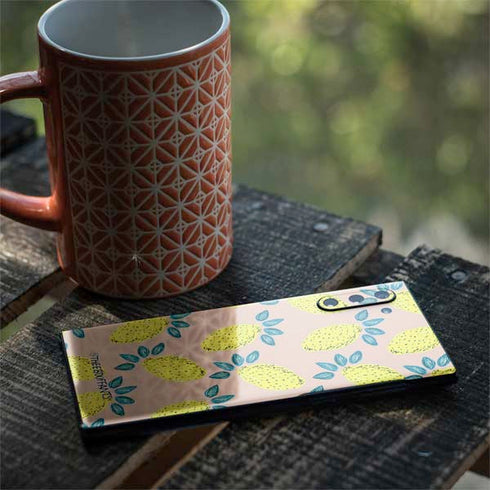 Bouffants and Broken Hearts Lemon Party Galaxy Note 10 Skin