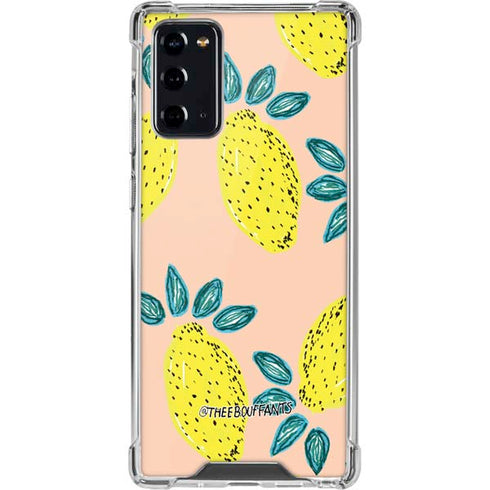 Bouffants and Broken Hearts Lemon Party Galaxy Note20 5G Clear Case
