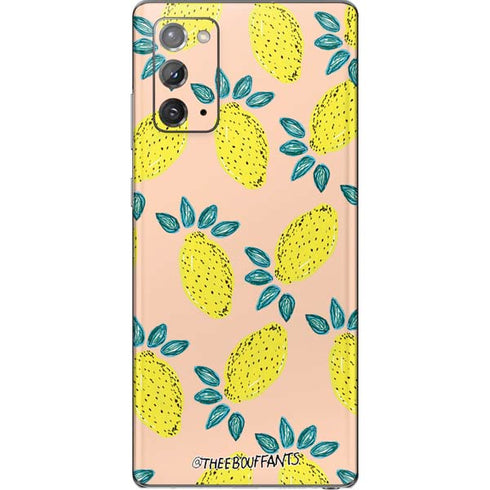 Bouffants and Broken Hearts Lemon Party Galaxy Note20 5G Skin