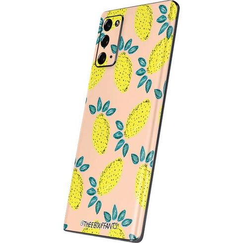 Bouffants and Broken Hearts Lemon Party Galaxy Note20 5G Skin