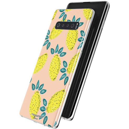Bouffants and Broken Hearts Lemon Party Galaxy S10 Plus Skin