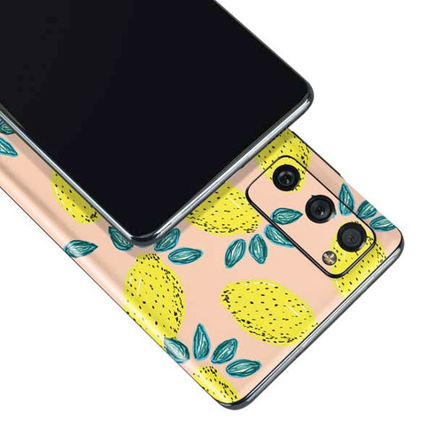 Bouffants and Broken Hearts Lemon Party Galaxy S20 Fan Edition Skin