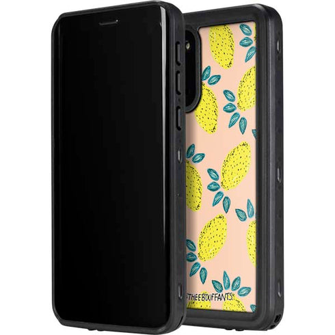 Bouffants and Broken Hearts Lemon Party Galaxy S20 Plus Waterproof Case